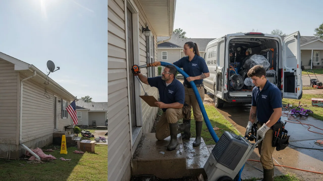 Ceiling Water Damage Restoration in Buffalo, IA near me